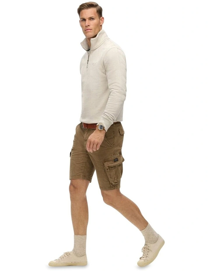 Core Cargo Short in Tan Khaki image 3
