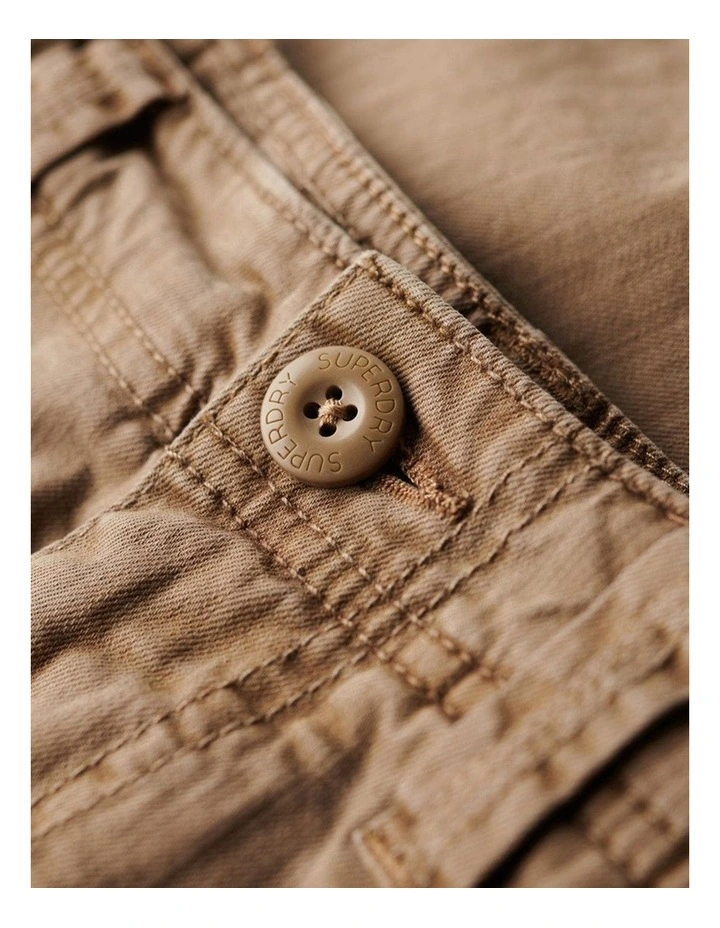 Core Cargo Short in Tan Khaki image 4