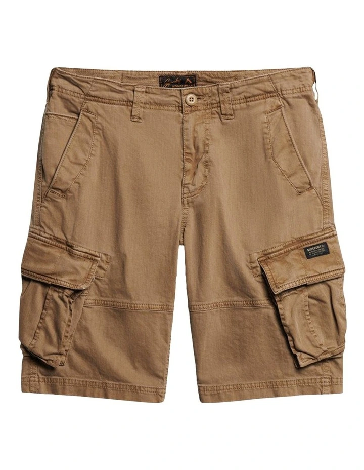 Core Cargo Short in Tan Khaki image 6