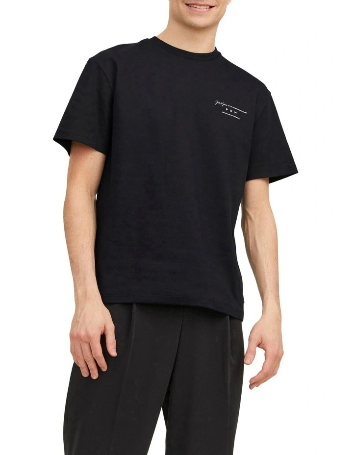 Sanchez Crew Neck T-shirt in Black image 1