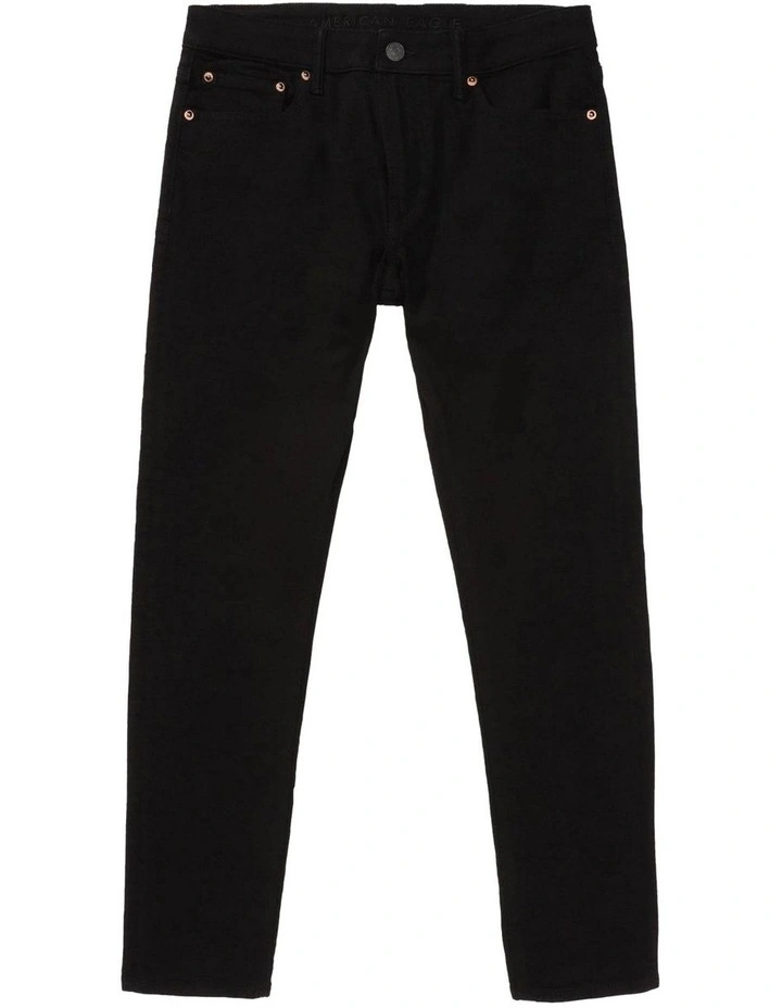 AirFlex+ Athletic Skinny Jeans in Always Black image 3