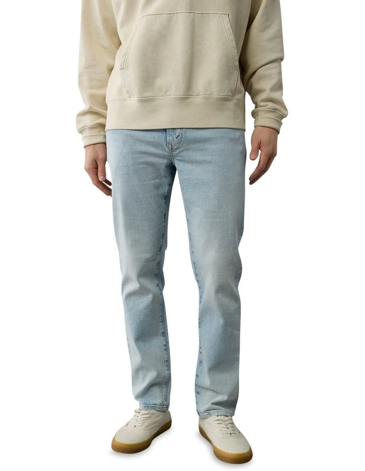 Airflex+ Tencel Fibers Slim Straight Jeans in Light Repair image 1