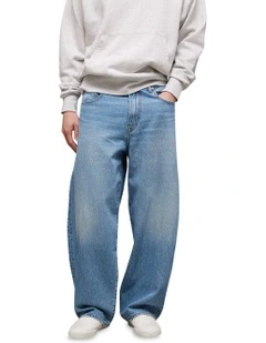 Barrel Jeans in Medium Wash