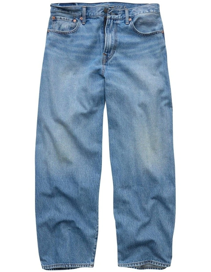 Barrel Jeans in Medium Wash image 3