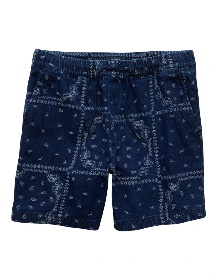 7 Bandana Trekker Short in Dark Ink image 3