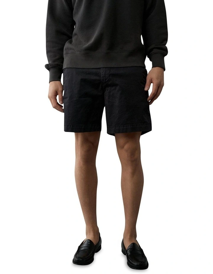 Flex Khaki Shorts 7" in Bold Black image 1