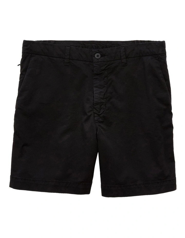 Flex Khaki Shorts 7" in Bold Black image 3