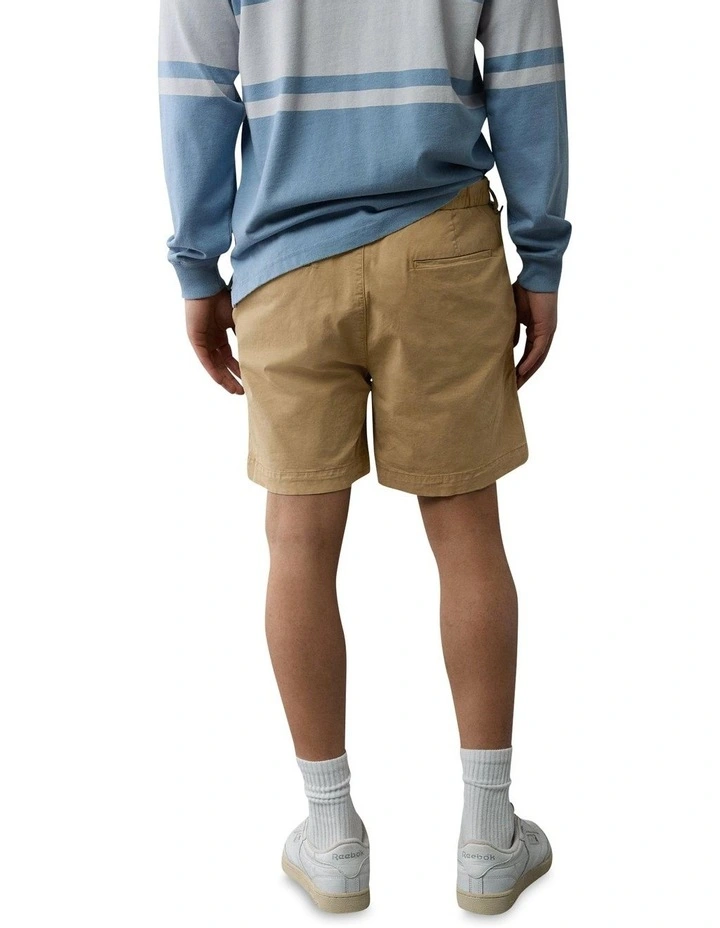 Flex Khaki Short 7" in Khaki image 2