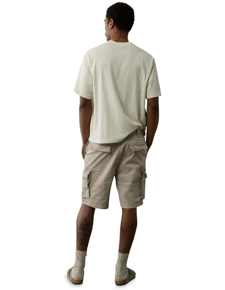 Flex Cargo Shorts 10" in Taupe image 2