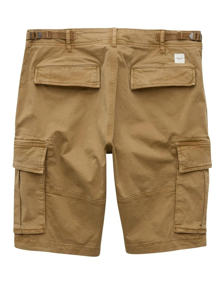 Flex Cargo Shorts 10" in Toasted Almond image 4
