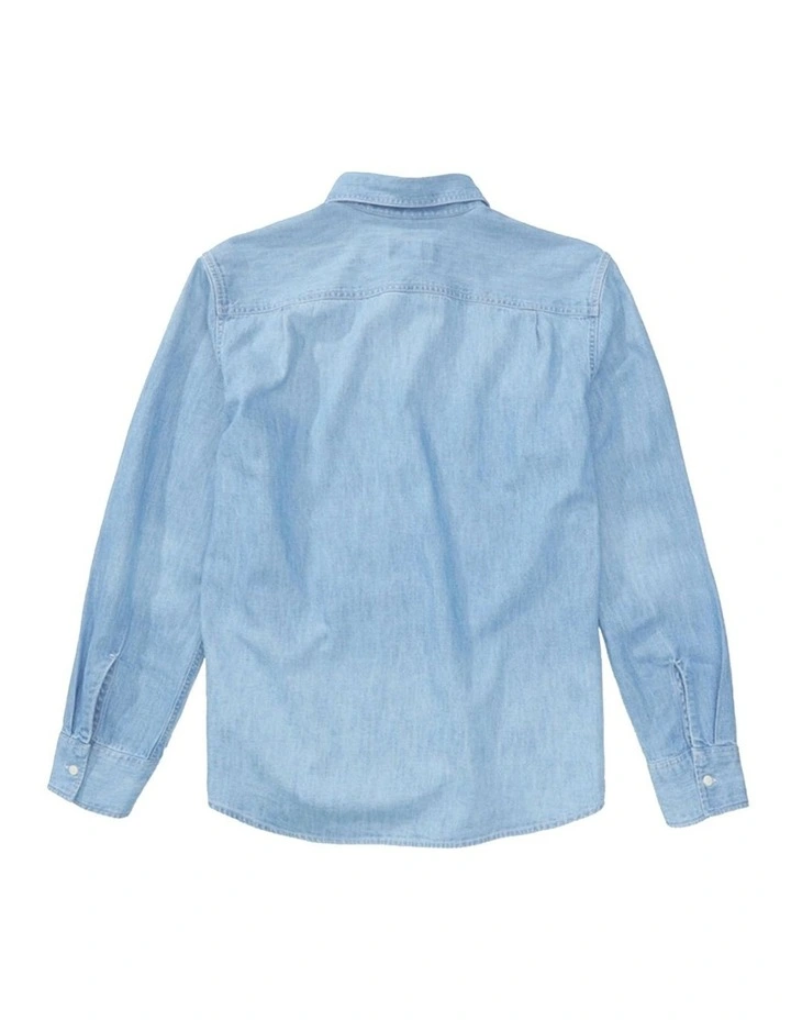 Denim Shirt in Blue image 4