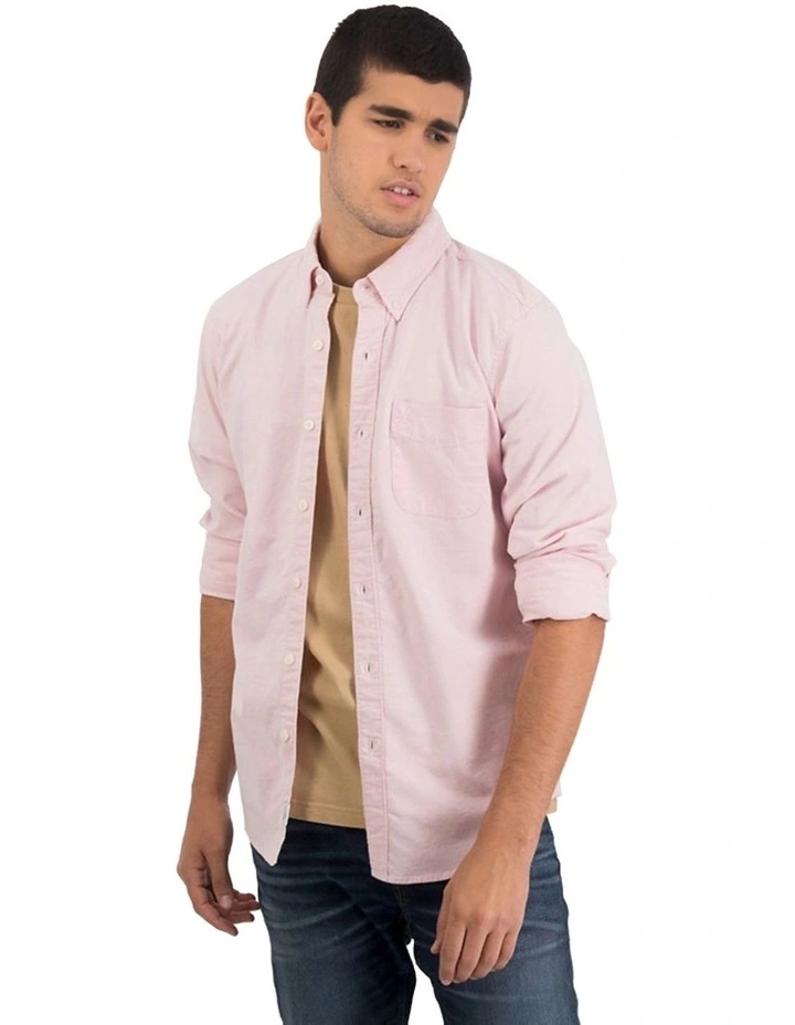 Button-Up Shirt in Pink image 1