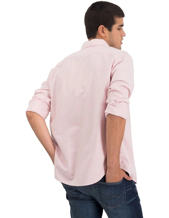 Button-Up Shirt in Pink image 2