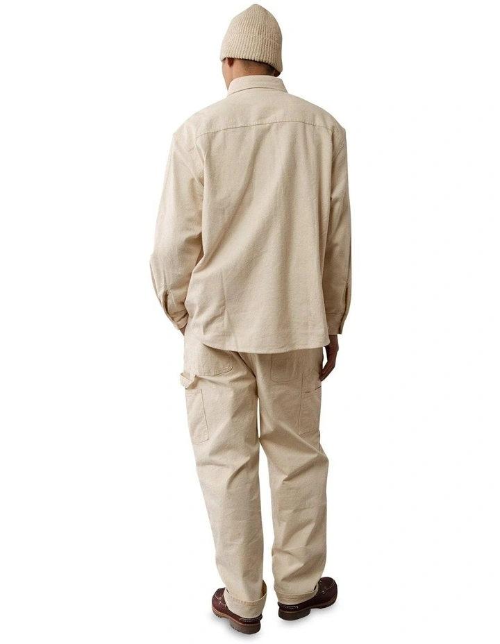 Fireside Flannel Shirt in Beige image 2