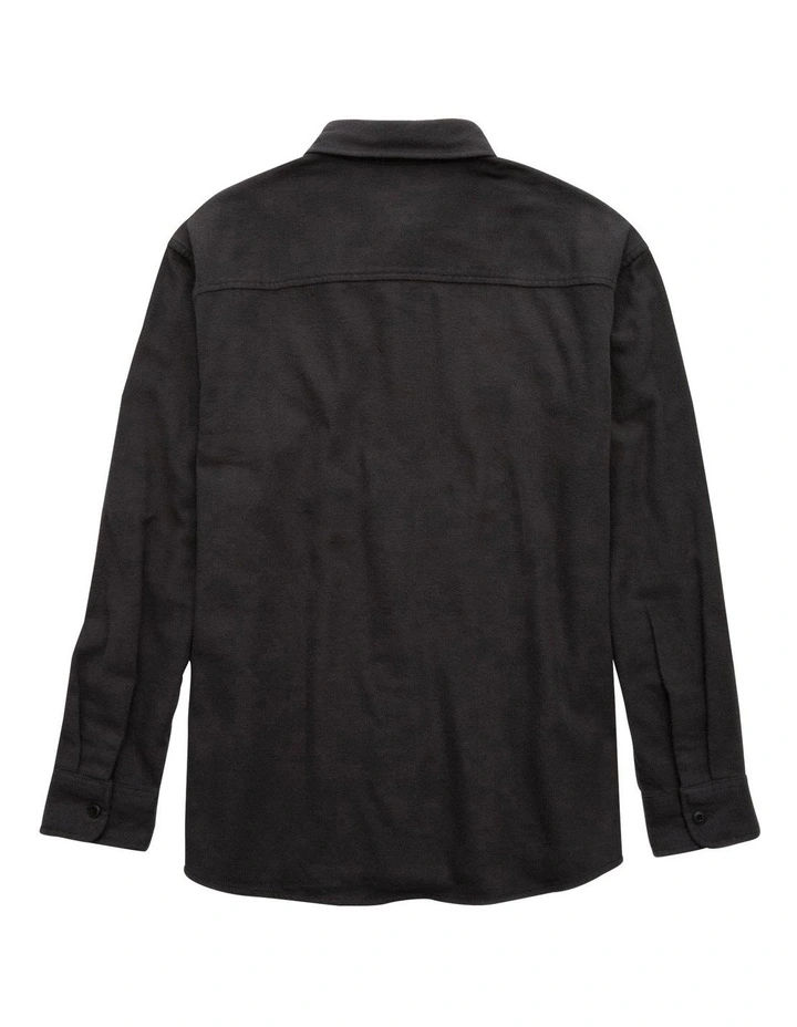 Fireside Flannel Shirt in Black image 4