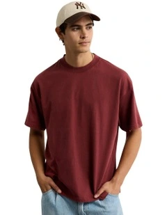 Everyday Poplin Button-Up Shirt in Red