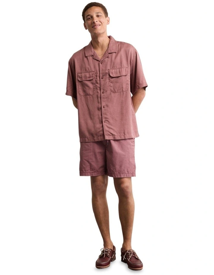 Poolside Button-Up Shirt in Purple image 1