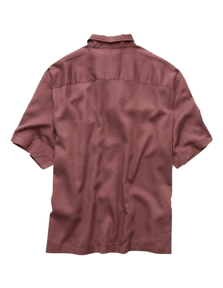 Poolside Button-Up Shirt in Purple image 4