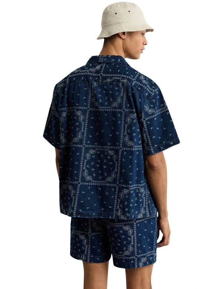 Poolside Button-Up Shirt in Dark Ink image 2