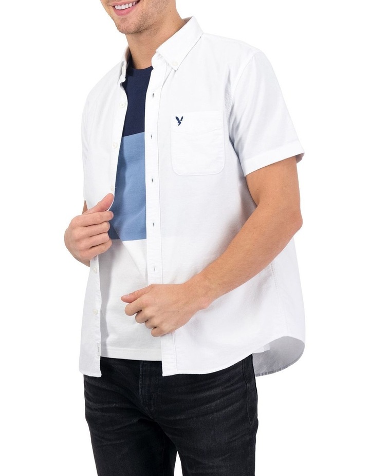Oxford Short-Sleeve Button-Up Shirt in