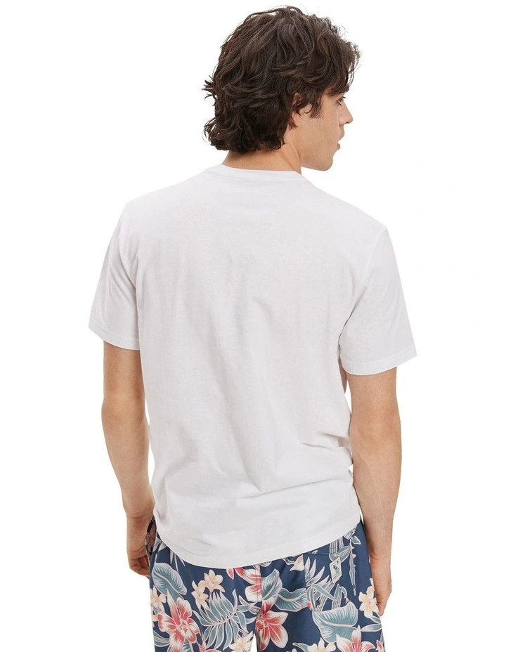 Super Soft Logo Graphic T-shirt in White image 2