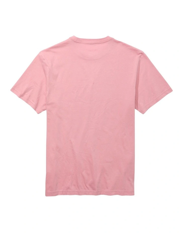 Super Soft Logo Graphic T-shirt in Pink image 5