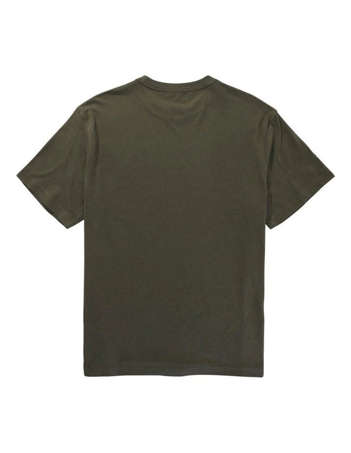 Logo Graphic T Shirt in Olive image 4