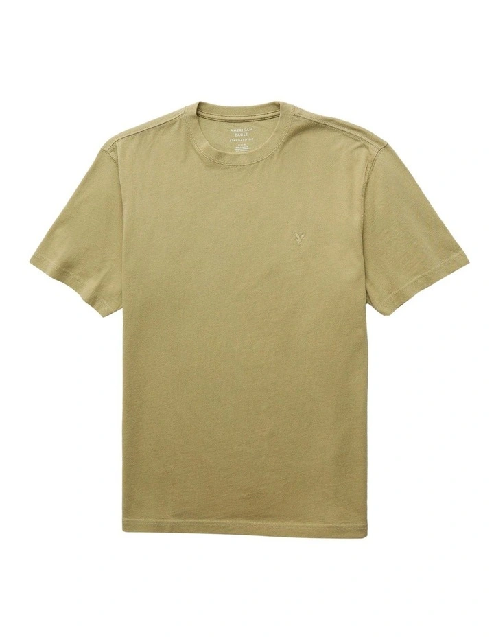 Icon T-Shirt in Dusty Olive image 3