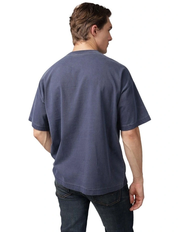 Short Sleeve True Graphic Tee in Navy image 2