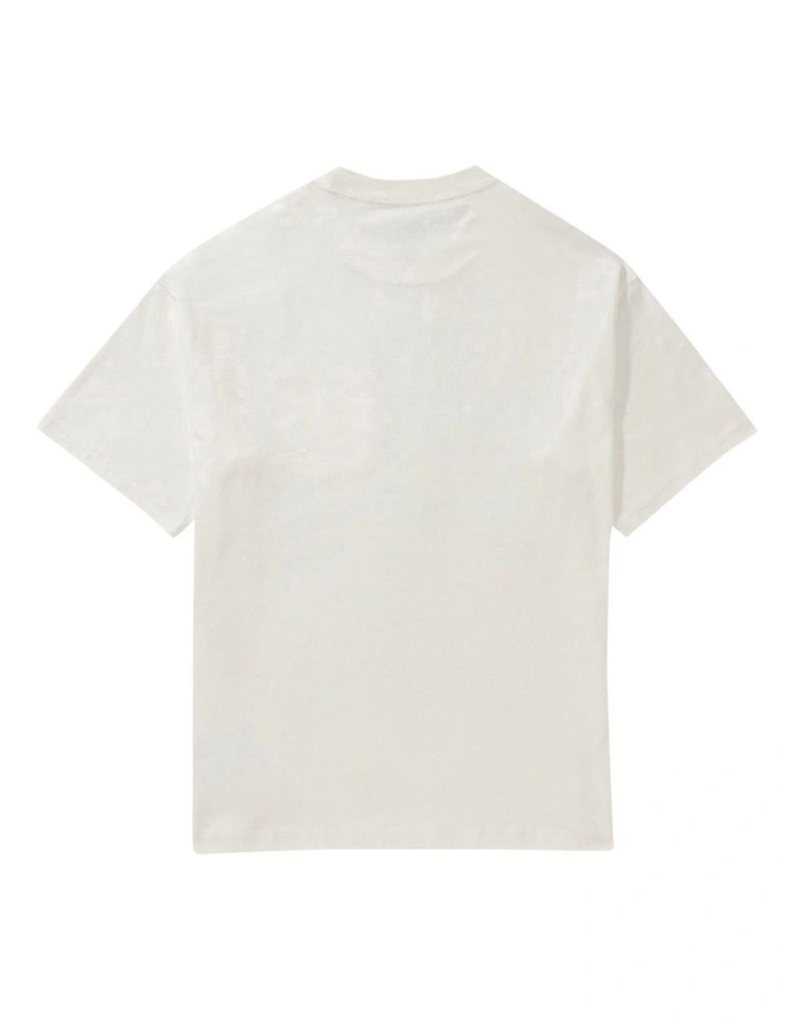 Short Sleeve True Graphic Tee in White image 4