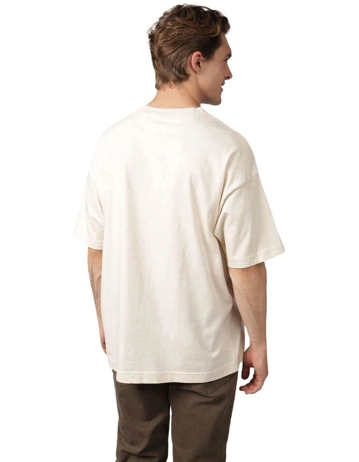 Short Sleeve Elevated Graphic Tee in Cream image 2