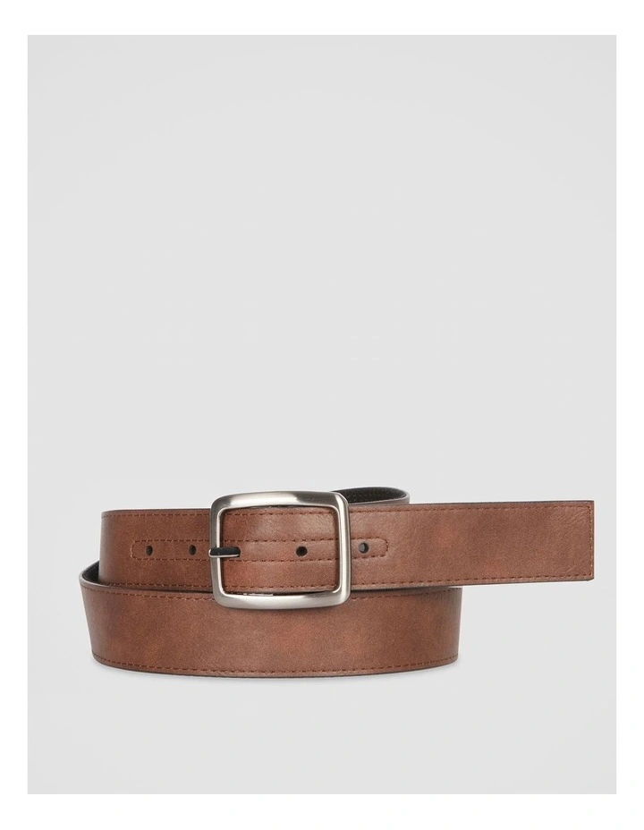Reversible Centre Bar Buckle Belt image 2
