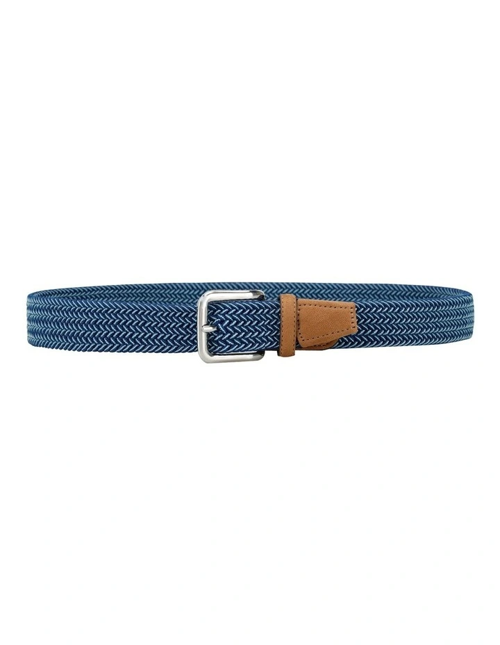 Two Tone Woven Belt Blue/Cobalt image 1
