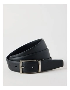 Saffiano/Smooth Dress Belt Belt Black/Black