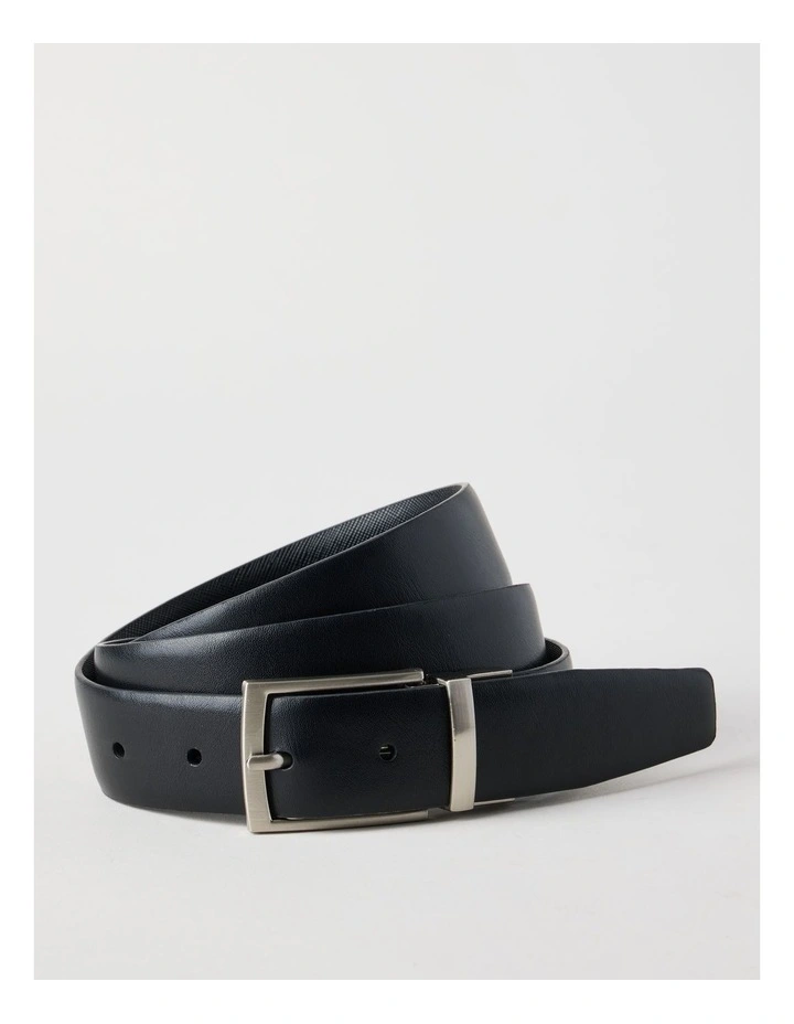 Saffiano/Smooth Dress Belt Belt Black/Black image 5