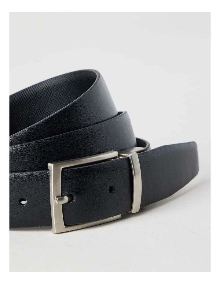 Saffiano/Smooth Dress Belt Belt Black/Black image 6