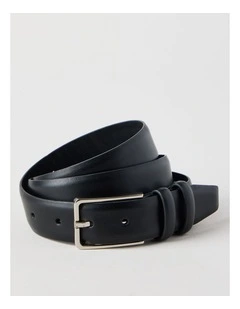 Dress Belt Black Smooth Belt Black