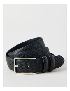 Dress Belt Black Texture Belt Black