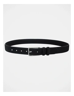 Suede Leather Belt Black Belt Black