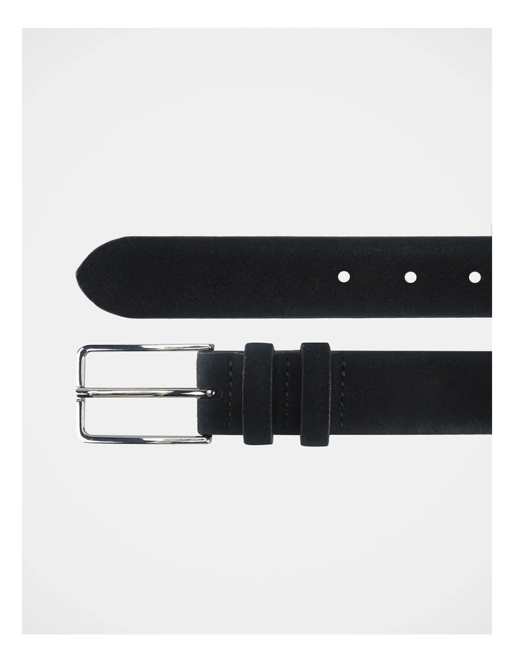 Suede Leather Belt Black Belt Black image 2