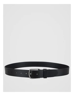 Casual Pin Buckle Leather Belt Black Belt Black