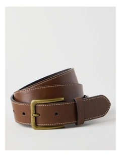 Casual Pin Buckle Stretch Belt Brown Belt Brown