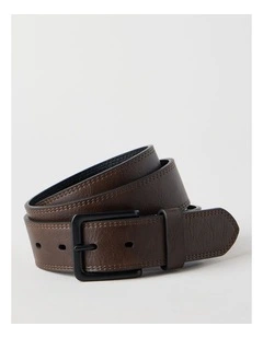 Casual Leather Belt Brown/Black Belt Brown/Black