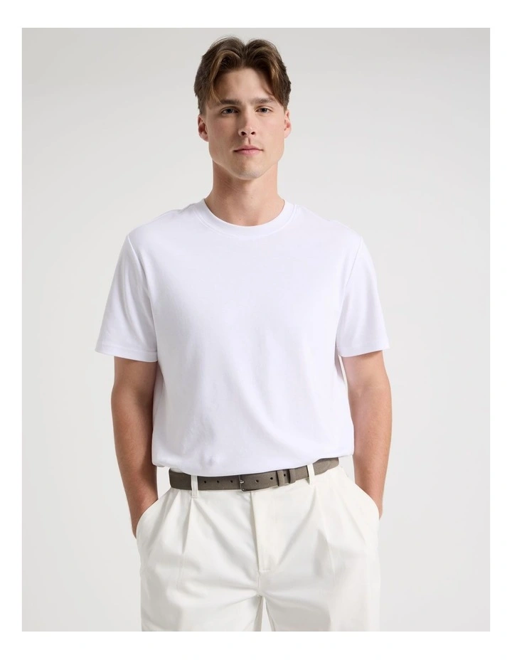 Suede Belt in Dark Grey image 1