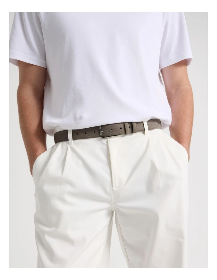 Suede Belt in Dark Grey image 2