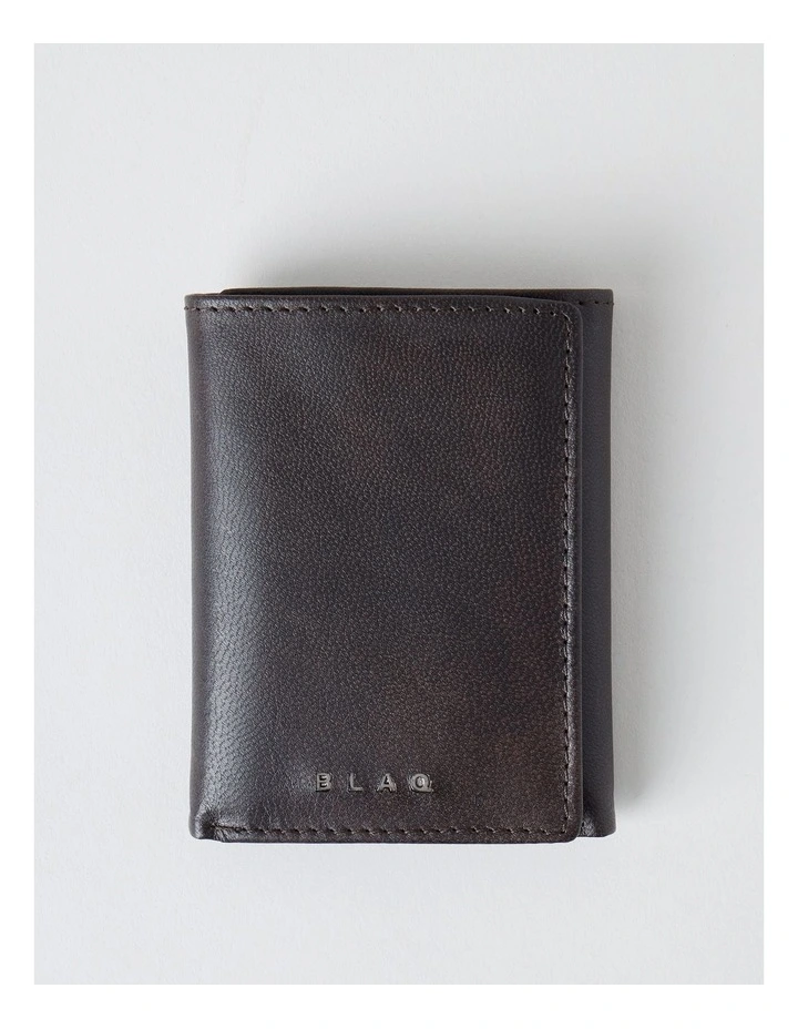 Trifold Wallet in Dark Tan image 1