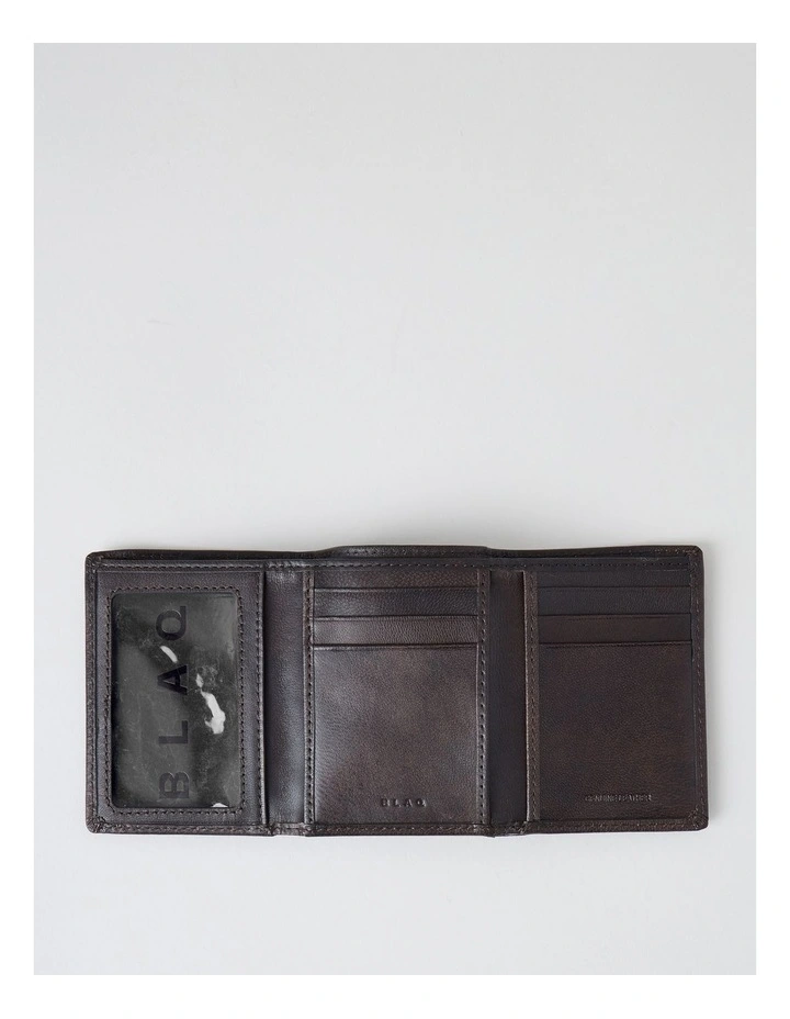 Trifold Wallet in Dark Tan image 2