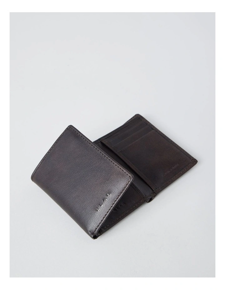 Trifold Wallet in Dark Tan image 3