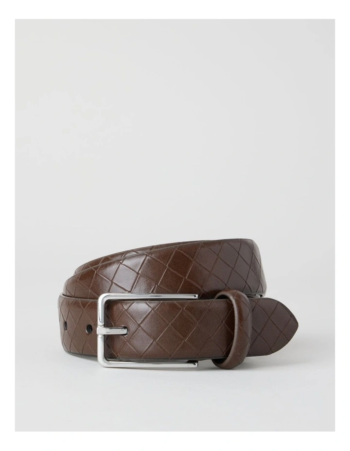 Centre Bar Belt in Brown image 1