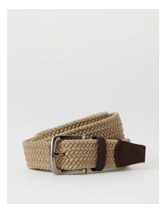 Woven Belt in Beige